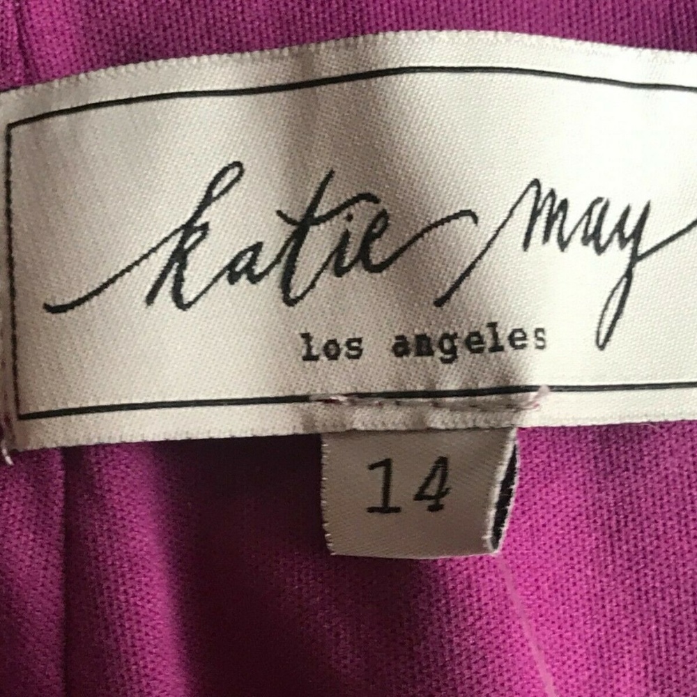 NWT KATIE MAY LEGACY OFF THE SHOULDER GOWN AZALEA - Picture 3 of 5